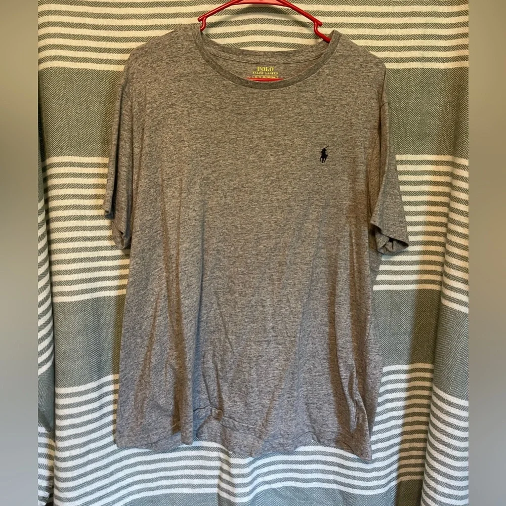 Polo by Ralph Lauren Marled Gray Short Sleeve T-Shirt Size‎ XL
